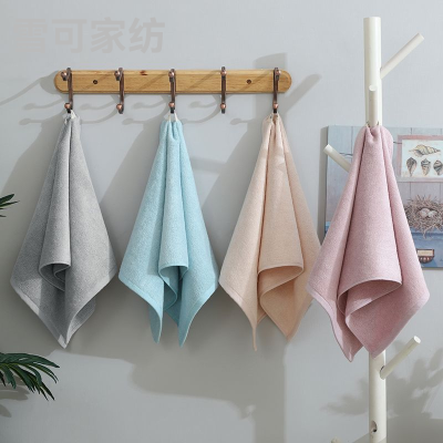 Bamboo Fiber Cotton Facecloth Qinyue Bamboo Cotton Beauty Towel Towel Combing Craft Soft and Absorbent