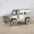 Metal Crafts Home Collection Stainless Steel Cutting Hummer Car Model Decoration Kids Gift SMG Hummer Car