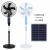 Factory Direct Sales Solar Electric Fan Emergency Electric Fan Outdoor Electric Fan Courtyard Electric Fan