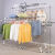 Clothes Hanger Floor Folding Indoor and Outdoor Large Hanger Hanger Portable Korean Wholesale