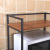 Iron Wood Structure Storage Rack Kitchen Microwave Oven Storage Rack