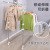 Wholesale Clothes Hanger Floor Folding Stainless Steel Double Rod Quilt Hanger Balcony Clothes Rail