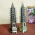New Metal Crafts Wenchang Tower Model Ornaments 9 Layers 13 Electroplating Fine Workmanship Wenchang Tower