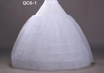 Bridal Wedding Dress Wholesale Skirt with Yarn Crinoline Performance Clothing Accessories Pettiskirt Lace-up Steel Ring Tight Waist Fluffy Crinoline