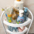 Wholesale Bathroom Corner Rack Bathroom Floor Storage Rack Plastic Triangle Shelf Corner Storage Article Storage Shelf