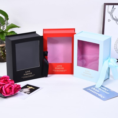 Factory Qixi Valentine's Day Mother's Day Teacher's Day Gift Flower Arrangement Bouquet Window Love Letter Gift Box