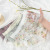2022 Women's Underwear Ultra-Thin Mesh Floral Print Lace Mid Waist Mesh Exquisite Pure Cotton Satin