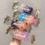 Children's Candy Color Disposable Rubber Band Hair Tie Harmless Hair Elastic Head Rope Korean Women's Color Rubber Band