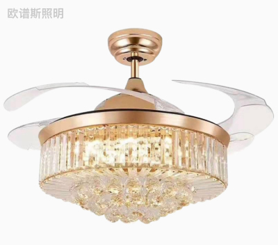 Fan Lamp LED Lamp Ceiling Light Bedroom Light Pendant Lamp Home Light Led Fan Light Fan Lamp Crystal Lamp