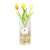 Borosilicate Straight Vase Simple Transparent Glass Vase Flowers Hydroponics Green Plant Home Decoration Glass Bottle