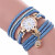 Factory in Stock Hot Sale at AliExpress Women's Quartz Watch Fashion up Woven Thin Strap Women's Watch Long Belt Winding Watch Women