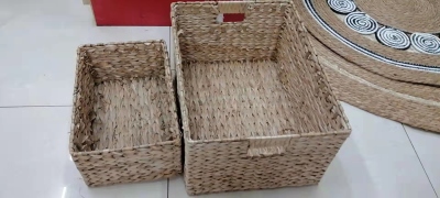 Gourd Straw Woven Storage Basket