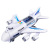 Children's Story Aircraft Model Simulation Inertial Sound and Light Track Toy Boys and Girls Early Education Passenger Plane Storage Car