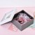 Valentine's Day Transparent Window Square Birthday Gift Box Cosmetics Hand Gift Box