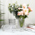 Modern Simple Lead-Free Glass Decorative Vase Office Hotel Hydroponic Plant Bottle Dried Flower Flower Arrangement Vase