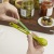 Aj19-t707 Creative Long Handle Colander Fork Two-in-One Can Strainer Spoon Milkshake Spoon Kitchen Organizers