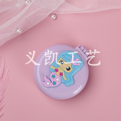 Cartoon Integrated Mini Small Comb Folding Air Cushion Comb Portable Girl Air Wrap Massage Comb Macaron Comb Wholesale