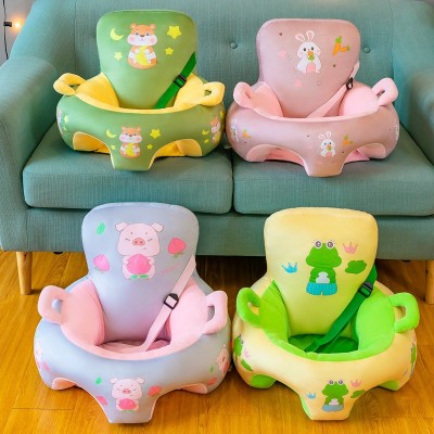 Infant Seat Children's Small Sofa Wholesale Printed Plush Toy Cartoon Baby Learning Seat