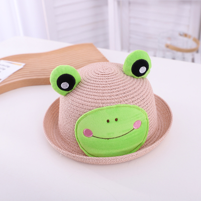 Frog Straw Edge Parent-Child Hat Bay Hat Sun Hat Hat Straw Hat