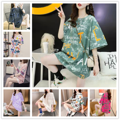 Sleeved T-shirt for Women 2022 Summer New European Goods Trendy Brand Super Popular CEC Loose Large Size Letters Printed