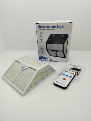 New Solar Induction Remote Control Wall Lamp