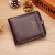 Multiple Card Slots Casual Retro Style Wallet Pu Wallet Oil Wax Wallet Men's Short Wallet Scarf Man's Wallet