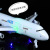 Cross-Border Air Bus H620 Model Flash Passenger Plane Large Children's Aircraft Model Sound and Light Assembly Group
