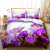 Foreign Trade Three-Piece Flower Cross-Border 3D Digital Printing Bedding Quilt Cover Bed Sheet Factory Generation Home Textile Wholesale