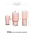 Creative Simple Nordic Instagram Style Glass Vase Pink Frosted Model Room Flower Arrangement Living Room Decoration