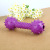 TPR Barbell Hot Sale High Quality Special Offer Gnawing Dog Toy Pet Dog Gnawing Rubber Toy Barbed Dumbbell