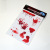 European and American Fortnite Blood Handprint Halloween Wall Sticker Transparent PVC Blood Footprints Bat Halloween Stickers