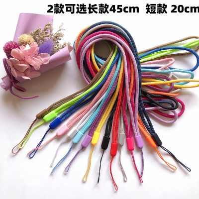 3.0mm round Nylon Mobile Phone Lanyard Mobile Phone Nylon Woven Lanyard Hang Rope Camera Rope Various Brands