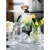 Minimalist Creative Ins Light Luxury Extremely Frozen Nordic Transparent Glass Vase Aquatic Flower Arrangement Living Room Dining Table Internet Celebrity Ornaments