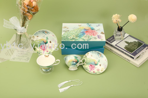 220 ml afternoon tea english cup and saucer two cups and two saucers set home daily creative gifts cafe tea set