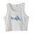 Sweet Cool BM Style! Embroidered Letters High Waist Short Navel Slimming Exercise Small Vest Outer Wear Inner Wear Women's Summer