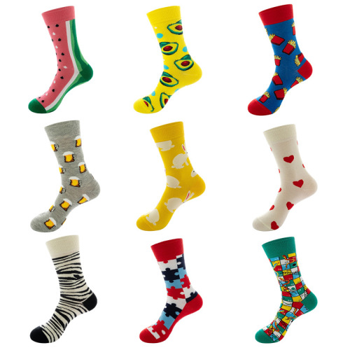 socks new european and american foreign trade socks street sesh fashion trendy socks men pure cotton socks women wholesale market