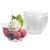 Disposable Plastic Cup With Lid Glass Bowl Dessert 90ml Sauce Bowl