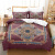 Cross-Border Home Textile Bedding Three-Piece Set Polyester Fiber Quilt Cover Pillowcase Bed Sheet Fitted Sheet Chinese Flower Pattern