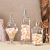 European-Style Internet Celebrity Transparent Glass Candy Box Storage Jar Creative Goblet Wedding Hotel Dessert Table Soft Decoration Ornaments