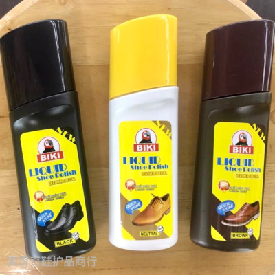 BIKI Liquid shoe polish (SHOE POLISH shoe polish) black shoe polish brown shoe polish transparent shoe polish
