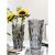 European-Style Simple Thickening Crystal Electroplating Glass Vase Decoration Dining Table Living Room Water-Raising Flowers Lily Rose Flower Arrangement