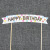 Baking Cake Topper Crystal Glitter Multiple DIY Private Customized Animal Birthday Cake Decorative Flag Small Insert