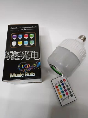 New Wireless Bluetooth Bulb Led Music Colorful  Screw Energy-Saving Light Source Smart a Color-Changing Lamp Audio Bulb