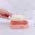 S81-1009 Creative Simple Style Soap Dish Soap Dish Double-Layer Draining Soap Soap Box Simple European Style