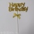 Latest Diamond Series Exquisite Bowknot Party Supplies Happy Birthday Qi Feng Cake/Mousse Cake Plug-in