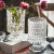 Crystal Glass Vase High Foot Vintage Glass Vase Wholesale Ins Decoration Dried Flower Flower Arrangement European Style Vase