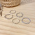 INS Style Simple Ring Suit Female Versatile Opening Normcore Style Ring Korean Trending Unique Knuckle Ring