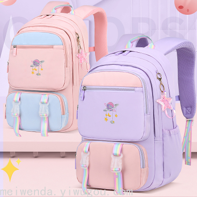 One Piece Dropshipping One-Piece Primary School Children's Grade 1-6 Schoolbag Backpack Stall Wholesale