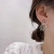 Sterling Silver Needle Niche Design Diamond Square Earrings Women's All-Match Korean Internet Influencer Stud Earrings Dongdaemun Ear