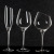 Romantic Oblique Red Wine Glass Goblet Bordeaux Crystal Glasses Creative Home Champagne Glass Wine Glass Set